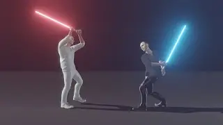 LIGHTSABER JEDI TRAINING (BLENDER 2.81)