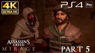Assassin's Creed Mirage PS4 PRO 4K HDR Gameplay Part 5
