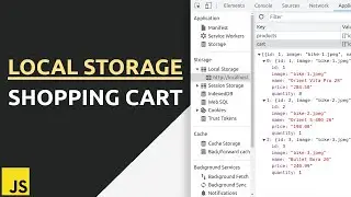 Local storage shopping cart. | Insert, update, remove products from the browser's local storage.