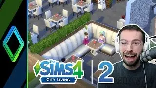 The Sims 4 City Living / Dine Out | Part 2