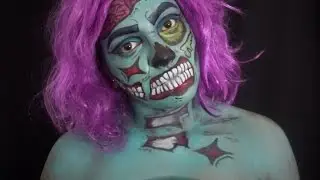Zombie Pop Art | Halloween Makeup Tutorial 2016