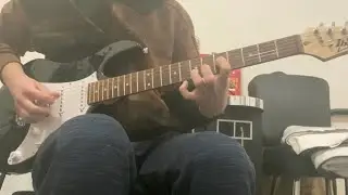 Iron Maiden - Waisting love (electric guitar cover)