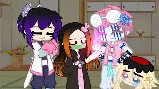 Nezuko doing Akaza and Shinobu a favor |Demon slayer|