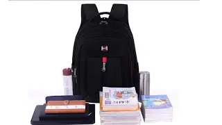 Mochila Masculina | Mochilas multifuncionais de grande capacidade em tecido Oxford