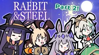 【Rabbit and Steel】BUNNY BATTLES PART 2 with Ina, Bijou, Gigi! 