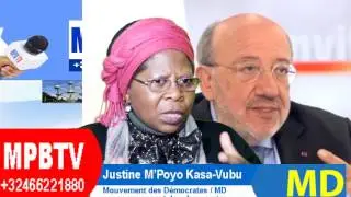 RDC: Inclusivité prétexte,Constitution et Peuple Méprisés par Tous-Justine Kasa-Vubu Dénonce