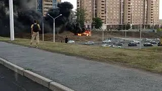 Сгорел автобус БашАвтоТранс.
