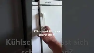 Kühlschrank lässt sich schwer öffnen?