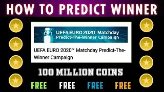 How to predict and get free club coins in uefa euro in pes 2020 mobile