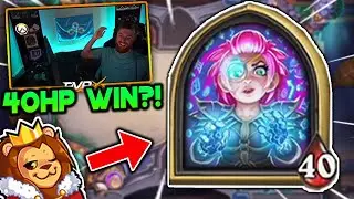 PERFECT 40HP BATTLEGROUNDS WIN? | Hearthstone Battlegrounds
