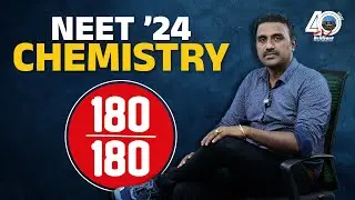 NEET 2024 | How to score 180/180 in Chemistry❓ (NEET 2024 preparation strategy)