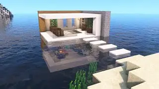 How To Build an Underwater Modern House | Minecraft Tutorial