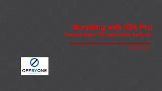 Scripting with IDA pro