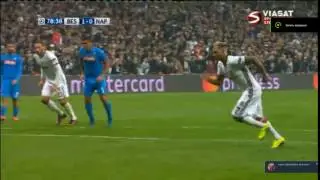 Gol Ricardo Quaresma Goal 1-0 - Besiktas vs Napoli
