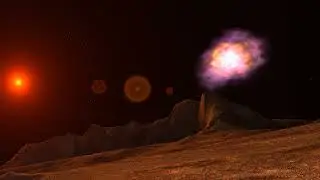 Lonely red planet