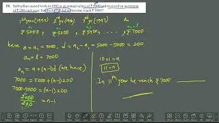 Class 10 Maths CBSE  EX 5.2 (18, 19, 20) & sum of first n terms introductions Ex 5.3 introduction