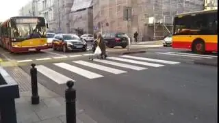 Warszawa, Aleje Ujazdowskie - przejście przy ulicy Wilczej