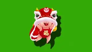 Free Green Screen Background Video - Chinese Lion Dance…
