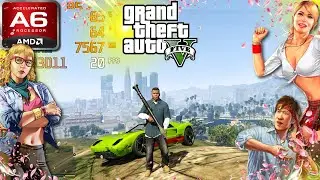 GTA 5: Revisited (AMD A6, Radeon R4 Graphics) Low End PC (512MB)