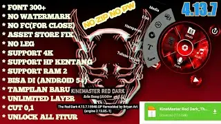 KINEMASTER RED DARK•| V.4.13.7√•|SUPPORT 4K•|ANDROID (+4)•|MEDIA FIRE