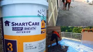 White Waterproofing Coating Asian Paints Smartcare Damp Sheath Chandigarh Mohali best painter