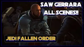Saw Gerrera in Jedi Fallen Order! All scenes!!
