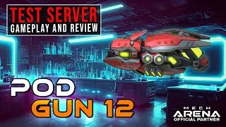 Pod Gun 12 - Test Server Weapon Review | Mech Arena