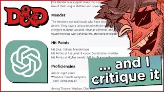 ChatGPT made a D&D Class