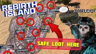 Alle HIDDEN CASHE Standorte & wo sie zu finden sind auf REBIRTH ISLAND! (Geheimer Loot Cod Warzone)