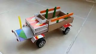 how to make matchbox truck- Home made easy dump truck