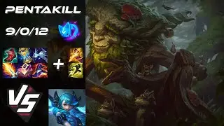 JUNGLE Ivern vs Gwen [PENTAKILL] - NA Challenger Patch 26.2
