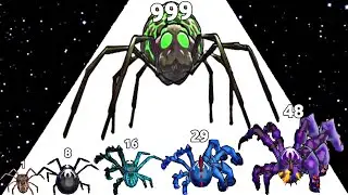 SPIDER EVOLUTION 3D - Level Up Spider Insect Evolution Run) New Update, Max Level, All Gameplays