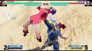 [熊八玩game] KOF 15 全角色超級必殺技 (KOF XV All Climax Special Moves on Athena)
