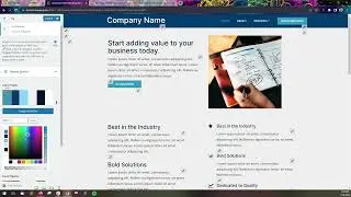 Post and Page Builder -  Working with Colors