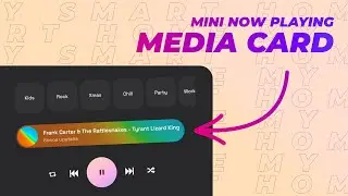 Mini Now Playing Media card for Home Assistant