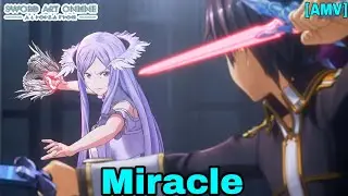 Kirito vs Quinella | Sword Art Online: Alicization「Miracle ᴴᴰ」 [AMV]