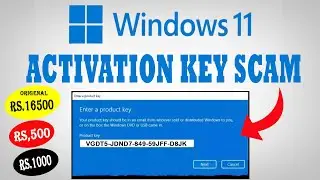 Windows 11 Pro Activation Key SCAM | Windows 11 Pro Product Key Expose