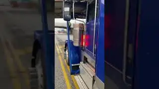 Rookie truck driver goes under 13’4 bridge with 13’8! 