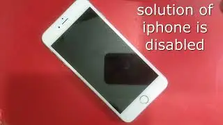 iphone disabled connect to itunes, fix way to unlock, How to Fix iPhone is disable Connect to iTunes