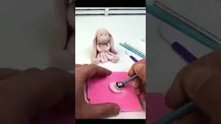 Зайчик из сахарной мастик | Bunny made of sugar mastic