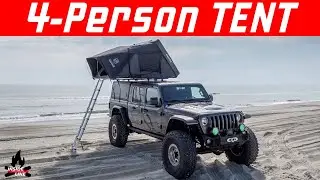 iKamper Skycamp 3.0 Four Person Roof Top Tent Review Jeep Gladiator Rubicon Build | Inside Line