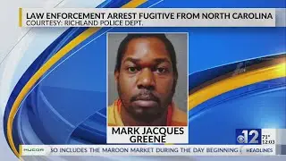 Richland police arrest man wanted in North Carolina