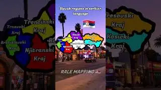 slovak regions in serbian language #mapper #europeangeography #mapchart #europegeography #history