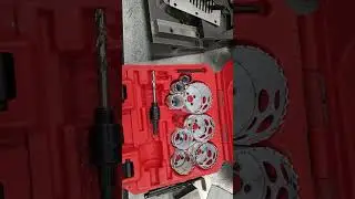 Milwaukee Hole Dozer used for die cushion