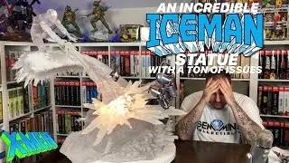 Custom ICEMAN Statue Unboxing & Review | X-MEN