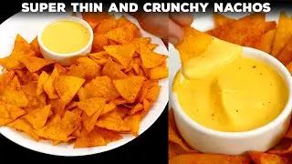 Crunchy Nachos Recipe - Secret Method For Thin Nachos - CookingShooking