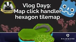 Created map click handler for hexagon tilemap and adjusted view - Day#10 Indie game development vlog