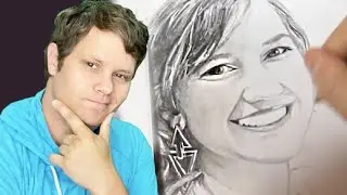I drew my WIFE'S PORTRAIT