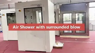 Efficient purification: exploring the cleaning power of the air shower