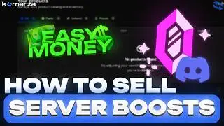 How to start selling Discord Server Boosts on Komerza.com
